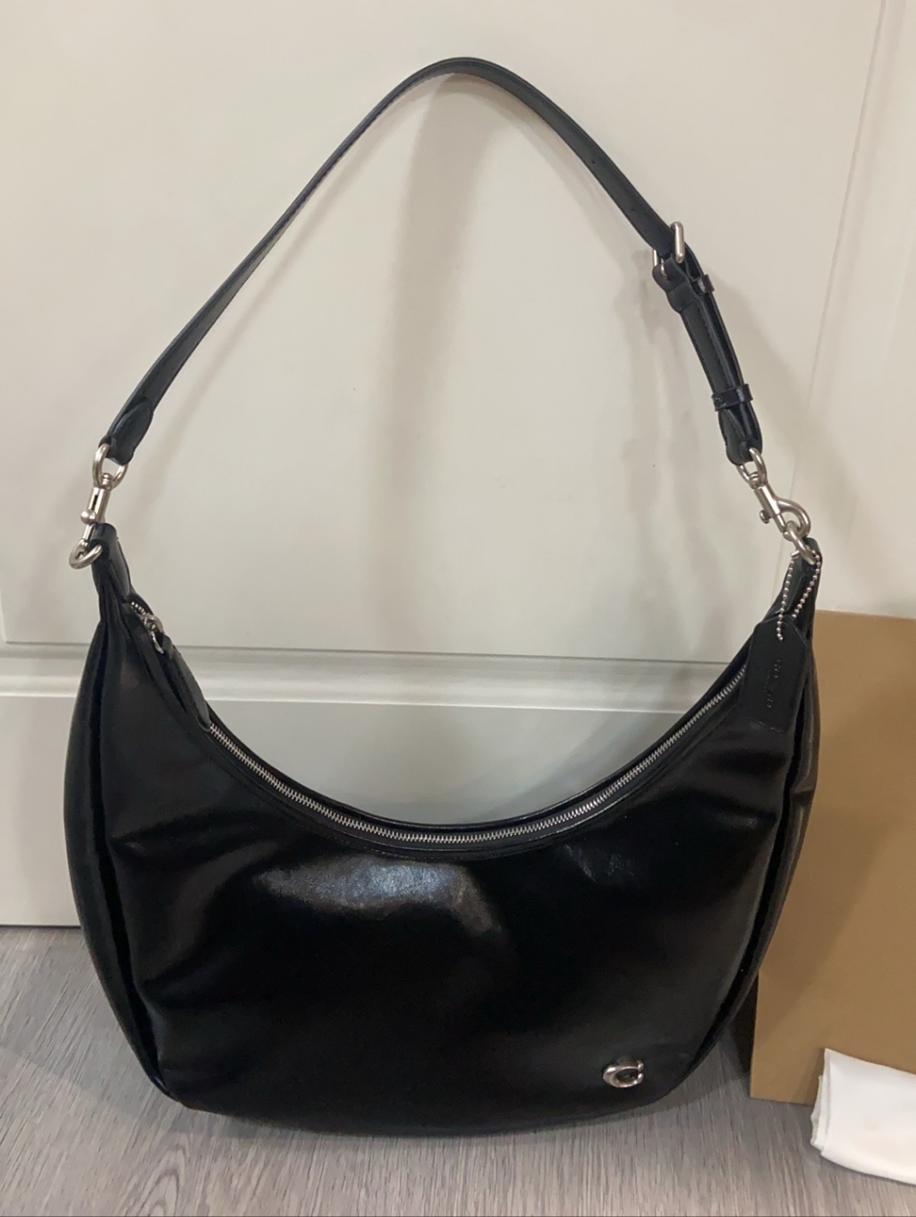 Coach Juliet Black Hobo Shoulder/Crossbody Bag